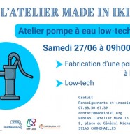 Atelier Cr�ation d'une pompe � eau lowtech