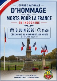 Hommage aux Morts pour la France en Indochine