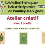 Atelier cr�atif : d�coration de cartes