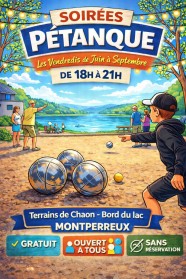 Soir�es p�tanque les s de juin � septembre