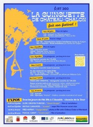 La guinguette de Ch�teau-Chalon fait son festival !