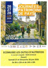 Journ�es du Patrimoine de Pays et des Moulins