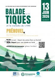 Balade-info : tiques et maladie de Lyme