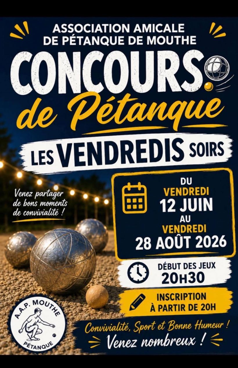 Concours de p�tanque