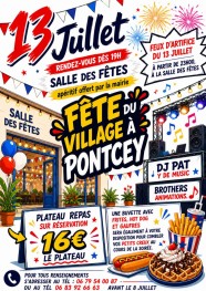 f�te du village et feux d'artifice