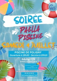 soir�e Pa�lla piscine