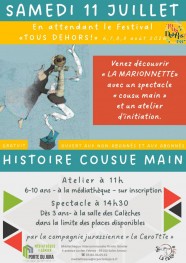 D�couverte de la marionnette : initiation et spectacle