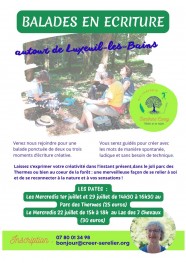 Balade en �criture