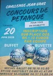 Concours de p�tanque
