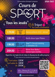 Cours de sport