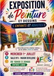 Exposition de peinture et dessins