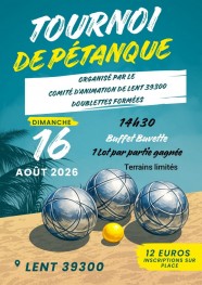Tournoi de p�tanque