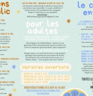 Animations Estivales � la M�diath�que