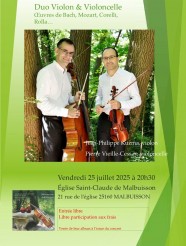 R�cital de violon et violoncelle