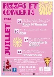 Pizzas & Concert - Coquette & Nitcho
