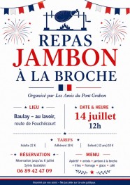 Repas Jambon � la broche