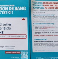 Collecte de sang