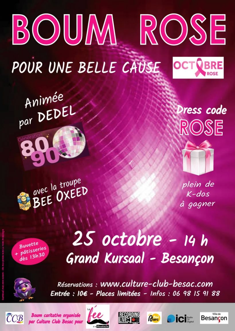 BOUM ROSE - Octobre Rose