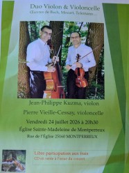 R�cital de violon et violoncelle