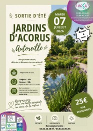 Sortie au Jardin d'Acorus � Autoreille