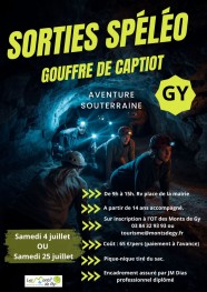 Sp�l�ologie au gouffre de Captiot