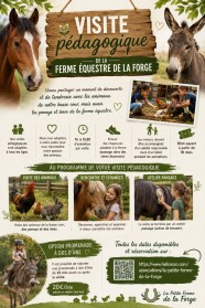 Visites p�dagogiques de la Ferme �questre
