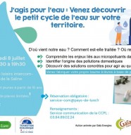 Atelier : J'agis pour l'eau