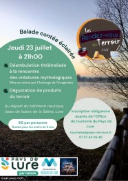 RDV du terroir, balade cont�e �clair�e