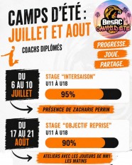 Camps d'�t� du BesAC basket