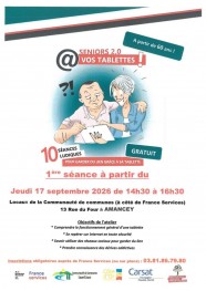 SENIORS 2.0 - � VOS TABLETTES