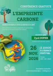 Conf�rence : Comprendre son empreinte carbone