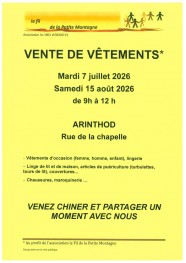 Vente de v�tements