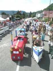 Course de voitures � p�dales