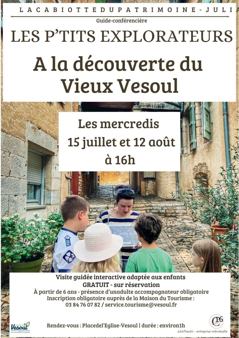 Visite des p'tits explorateurs : Vieux Vesoul
