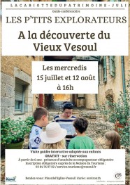 Visite des p'tits explorateurs : Vieux Vesoul