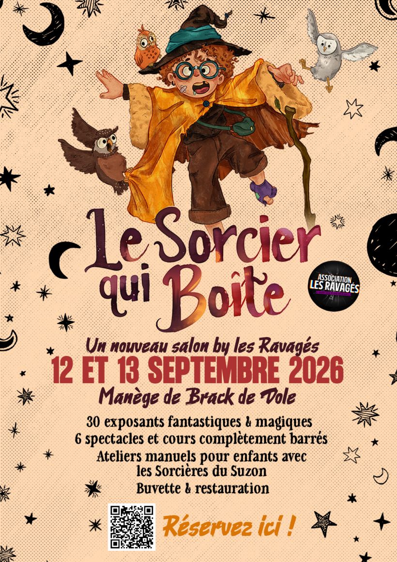 Le sorcier qui bo�te, salon fantastique