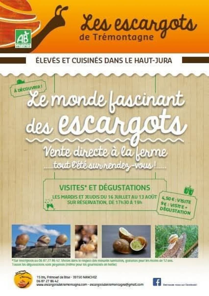 Visite gourmande des Escargots de Tr�montagne