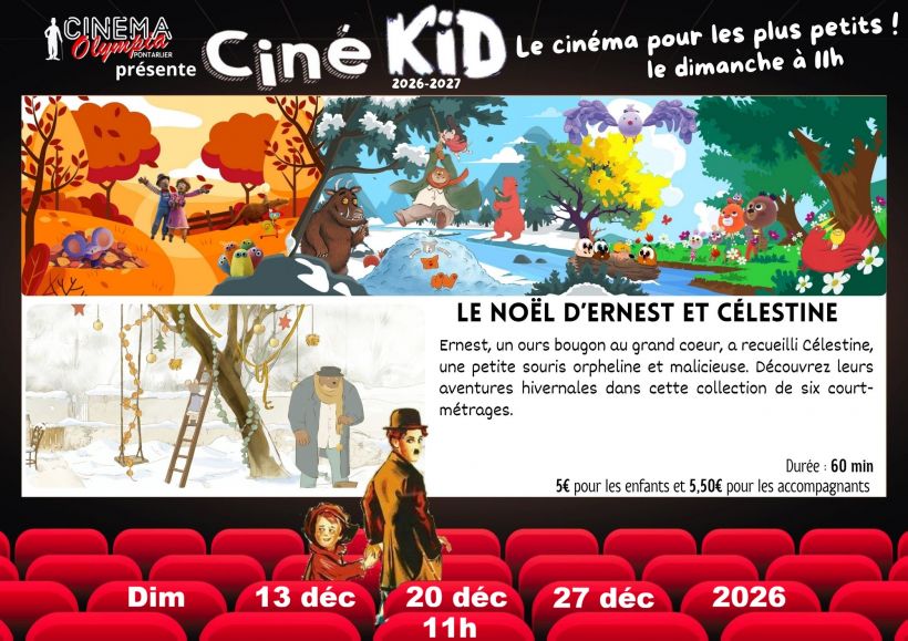 Ciné Kid - le Noël d'Ernest et Célestine