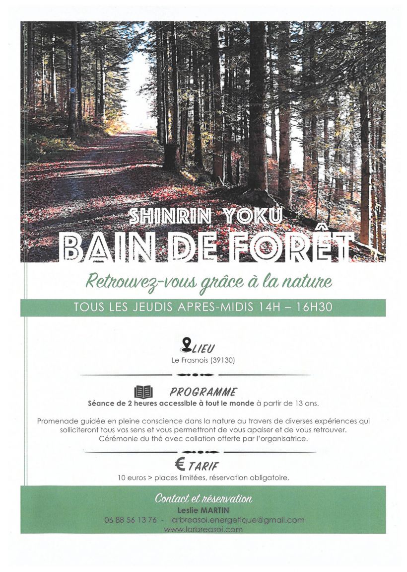 Bain de for�t (Shinrin yoku)