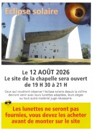 �clipse solaire � la Chapelle