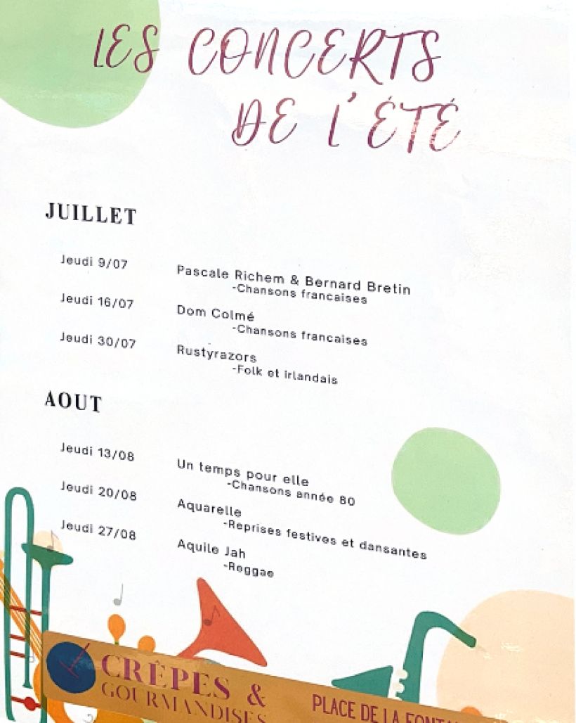 Concerts en terrasse