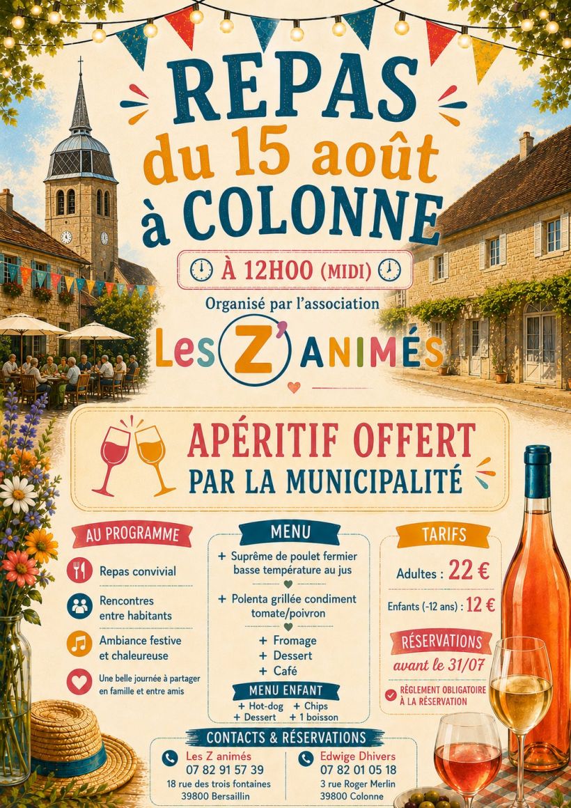 Repas du 15 ao�t
