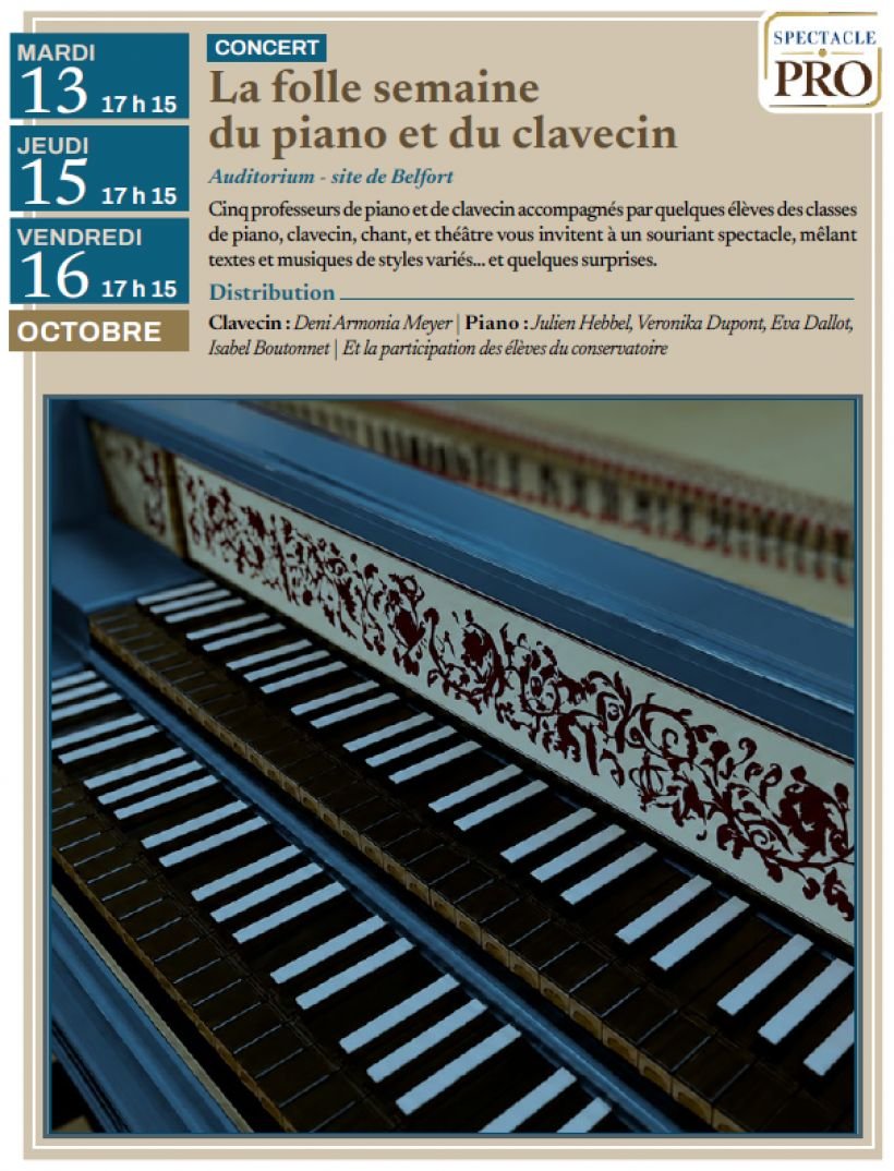 La folle semaine du piano et du clavecin