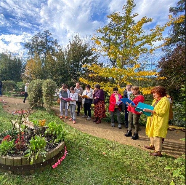 C�l�bration de l'automne au jardin Art nouveau