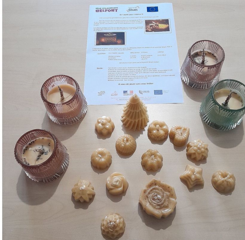 Atelier : fabrication de bougie naturelle