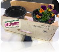 Fabrication d'un support pour plantes d'int�rieur