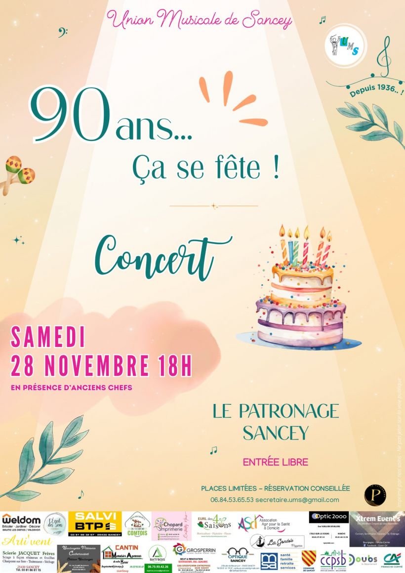 Concert des 90 ans de l'UMS