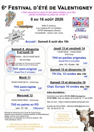 6�me Festival de Scrabble et Championnat d'Europe