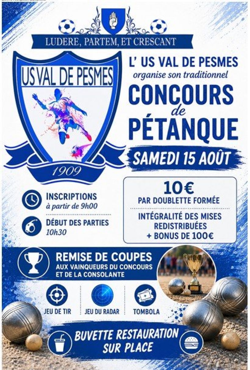 Concours de p�tanque