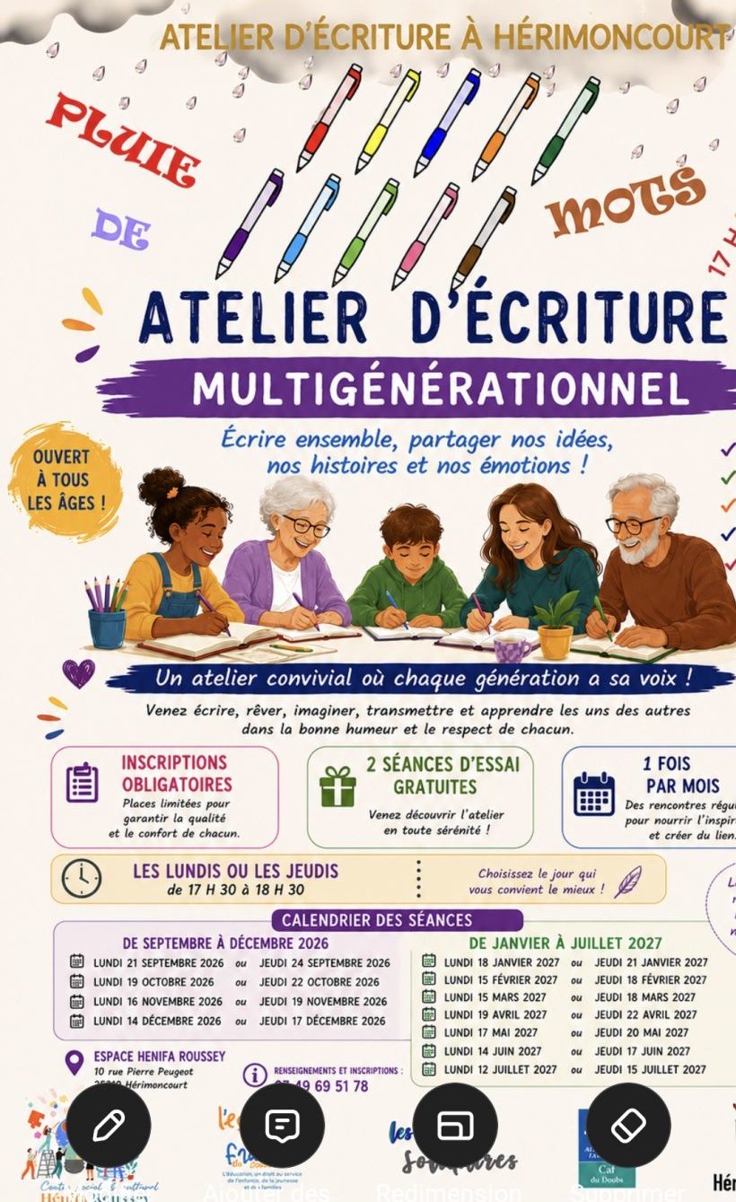Atelier d'�criture
